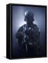 Special Operations Forces Soldier Equipped with Night Vision And An HK416 Assault Rifle-Stocktrek Images-Framed Stretched Canvas