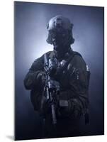 Special Operations Forces Soldier Equipped with Night Vision And An HK416 Assault Rifle-Stocktrek Images-Mounted Photographic Print