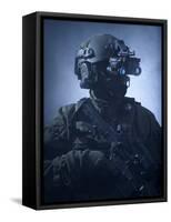 Special Operations Forces Soldier Equipped with Night Vision-Stocktrek Images-Framed Stretched Canvas