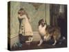 Special Pleader-Charles Burton Barber-Stretched Canvas