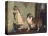 Special Pleader-Charles Burton Barber-Stretched Canvas
