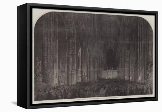 Special Service in Westminster Abbey on Sunday Evening Last-Samuel Read-Framed Stretched Canvas