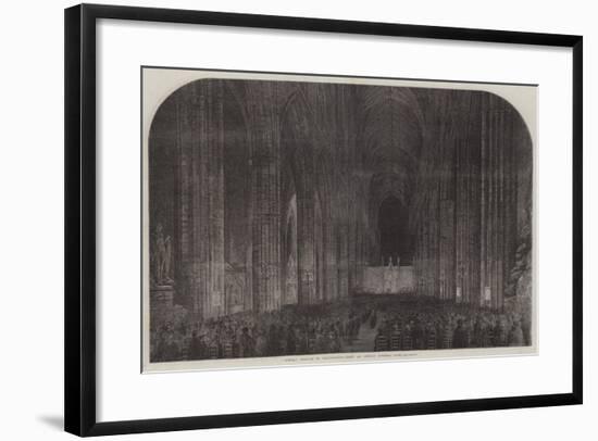 Special Service in Westminster Abbey on Sunday Evening Last-Samuel Read-Framed Giclee Print