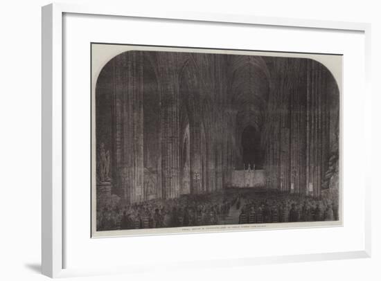 Special Service in Westminster Abbey on Sunday Evening Last-Samuel Read-Framed Giclee Print