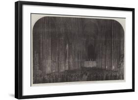 Special Service in Westminster Abbey on Sunday Evening Last-Samuel Read-Framed Giclee Print