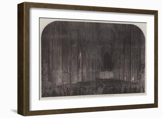 Special Service in Westminster Abbey on Sunday Evening Last-Samuel Read-Framed Giclee Print