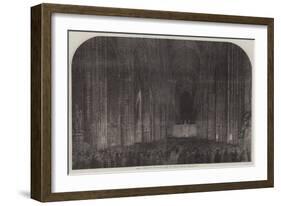 Special Service in Westminster Abbey on Sunday Evening Last-Samuel Read-Framed Giclee Print