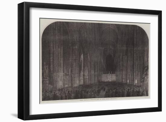 Special Service in Westminster Abbey on Sunday Evening Last-Samuel Read-Framed Giclee Print