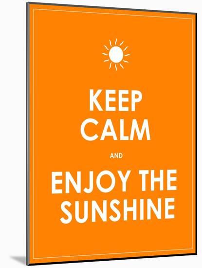 Special Summer Keep Calm Modern Motivational Background-place4design-Mounted Art Print