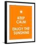 Special Summer Keep Calm Modern Motivational Background-place4design-Framed Art Print