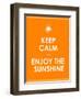 Special Summer Keep Calm Modern Motivational Background-place4design-Framed Art Print