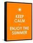 Special Summer Keep Calm Modern Motivational Background-place4design-Framed Stretched Canvas