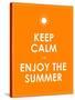 Special Summer Keep Calm Modern Motivational Background-place4design-Stretched Canvas