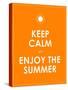 Special Summer Keep Calm Modern Motivational Background-place4design-Stretched Canvas