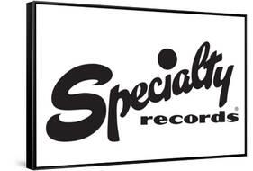 Specialty Records-null-Framed Stretched Canvas