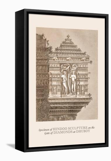 Specimen of Hindu Sculpture-Baron De Montalemert-Framed Stretched Canvas