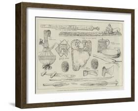 Specimens from the Scandinavian Exhibition, at the Royal Archaeological Institute-null-Framed Giclee Print