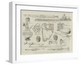 Specimens from the Scandinavian Exhibition, at the Royal Archaeological Institute-null-Framed Giclee Print