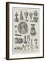 Specimens in the New Glass and Ceramic Gallery, British Museum-Frank Watkins-Framed Giclee Print