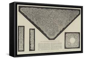 Specimens of Irish Lace at the Exhibition Held in the Egyptian Hall, Mansion House-null-Framed Stretched Canvas