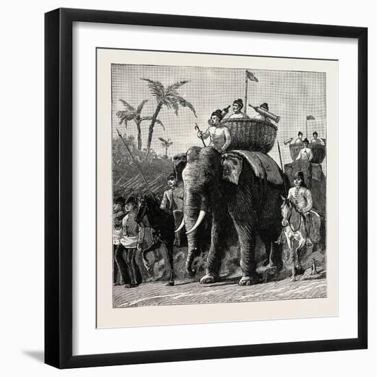 Specimens of King Theebaw's Army-null-Framed Giclee Print
