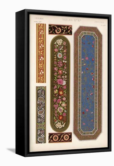 Specimens of Painted Lacquer Work from the Collection at the India House-null-Framed Stretched Canvas