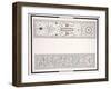 Specimens of the Mosaics, from the Tomb of the Emperor, C. 1815 (Pencil, Pen, Ink, W/C)-null-Framed Giclee Print