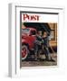 "Speck of Coal," Saturday Evening Post Cover, October 18, 1947-Stevan Dohanos-Framed Giclee Print