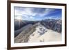 Spectacular Aerial View of Alpe Scima and Valchiavenna Covered with Mist. Lombardy. Italy.-ClickAlps-Framed Photographic Print