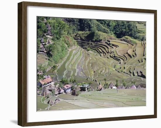 Spectacular Amphitheatre of Rice Terraces Around Mountain Province Village of Batad, Philippines-Robert Francis-Framed Photographic Print