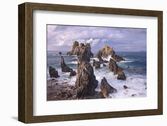 Spectacular and Poetic View of Rock Formation Called Gigi Hiu (Shark's Teeth), Lampung-Fadil Aziz/Alcibbum Photography-Framed Photographic Print