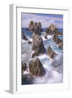 Spectacular and Poetic View of Rock Formation Called Gigi Hiu (Shark's Teeth), Lampung-Fadil Aziz/Alcibbum Photography-Framed Photographic Print