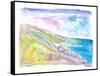 Spectacular Big Sur Coastline View-M. Bleichner-Framed Stretched Canvas