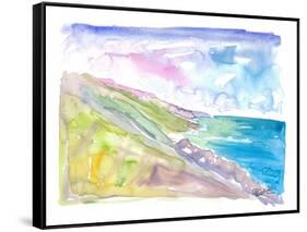 Spectacular Big Sur Coastline View-M. Bleichner-Framed Stretched Canvas