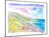 Spectacular Big Sur Coastline View-M. Bleichner-Mounted Art Print