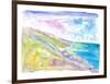 Spectacular Big Sur Coastline View-M. Bleichner-Framed Art Print