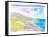 Spectacular Big Sur Coastline View-M. Bleichner-Framed Stretched Canvas