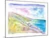 Spectacular Big Sur Coastline View-M. Bleichner-Mounted Art Print