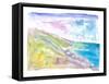 Spectacular Big Sur Coastline View-M. Bleichner-Framed Stretched Canvas