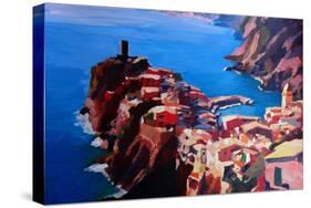 Spectacular Cinque Terre View to Vernazza, Ligure-Markus Bleichner-Stretched Canvas