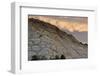 Spectacular cross-bedded Navajo sandstone rock (fossilised sand dunes) at sunset, Utah-Bob Gibbons-Framed Photographic Print