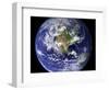 Spectacular Detailed True-Color Image of the Earth Showing the Western Hemisphere-Stocktrek Images-Framed Photographic Print