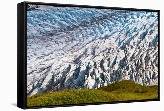 Spectacular Exit Glacier, Kenai Fjords National Park, Seward, Alaska-Mark A Johnson-Framed Stretched Canvas