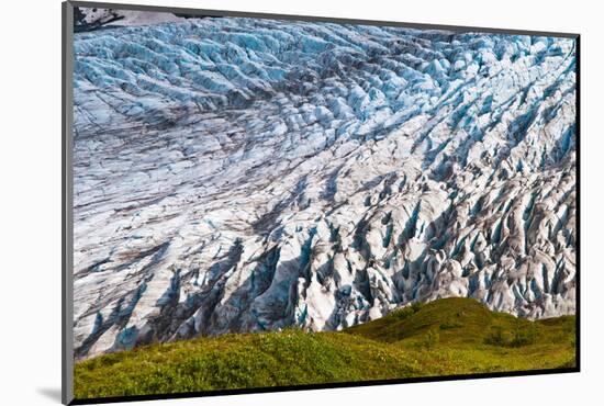 Spectacular Exit Glacier, Kenai Fjords National Park, Seward, Alaska-Mark A Johnson-Mounted Photographic Print