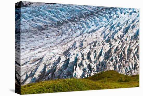 Spectacular Exit Glacier, Kenai Fjords National Park, Seward, Alaska-Mark A Johnson-Stretched Canvas