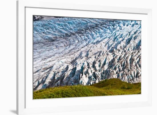 Spectacular Exit Glacier, Kenai Fjords National Park, Seward, Alaska-Mark A Johnson-Framed Photographic Print