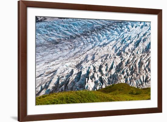 Spectacular Exit Glacier, Kenai Fjords National Park, Seward, Alaska-Mark A Johnson-Framed Photographic Print