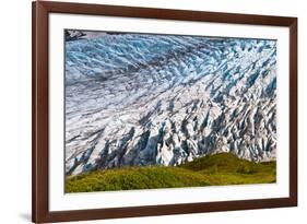 Spectacular Exit Glacier, Kenai Fjords National Park, Seward, Alaska-Mark A Johnson-Framed Photographic Print