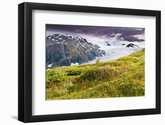 Spectacular Exit Glacier, Kenai Fjords National Park, Seward, Alaska-Mark A Johnson-Framed Photographic Print