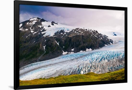 Spectacular Exit Glacier, Kenai Fjords National Park, Seward, Alaska-Mark A Johnson-Framed Photographic Print